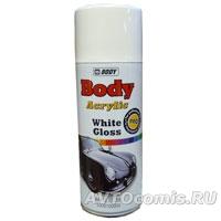 "ВODY" Краска белая глянцевая 400 мл (аэрозоль)