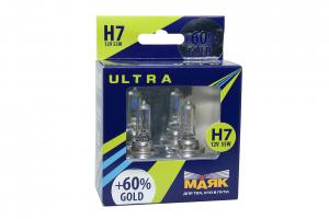 Лампа МАЯК H7 24V 70W PX26D "УЛЬТРА" NEW Gold +60% (к-т, 2шт.)