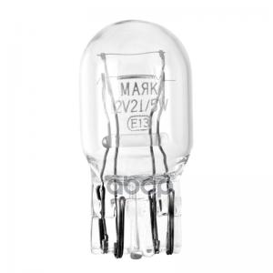 Лампа МАЯК 12V 21/5W W3x16d (б/ц) (двухконт.) (габариты+стоп) "ORIGINAL PRO" OEM