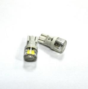 Лампа МАЯК светодиод 12V 5W (б/ц) белый T10 2SMD (5730) 180° (габарит, повторитель) W2,1х9,5D (2шт.)