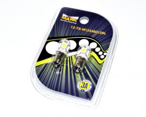 Лампа МАЯК светодиод 12V 4W белый T8 5SMD BA9S габарит