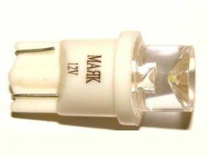 Лампа МАЯК светодиод 24V 5W (б/ц) Конус белый T10 габарит