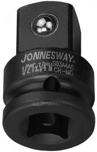 Адаптер переходник для ударного инструмента F-1/2", M-3/4" "JONNESWAY"
