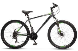 Велосипед, размер колеса 26", "Stels Navigator" 500 MD, 21 ск, рама 20", горный, темно-серый