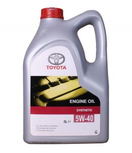 Масло моторное TOYOTA 5W40 API SM/CF синтетика 5л