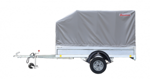 Прицеп автомобильный 8213В5 "Крепыш 2,5 Плюс" (2500x1500) тент 1,15 со скосом оцинкованный (R-13)