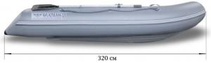 Лодка ПВХ Флагман-320 с НДНД