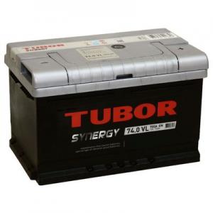 Аккумулятор TUBOR SYNERGY 74 Ач R (низкий) заряжен