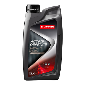 Масло моторное CHAMPION Active Defence Diesel 10W40 API SL/CF ACEA:A3/B3-10 ACEA:A3/B4-08 п/синт 1л
