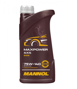 Масло трансмиссионное MANNOL 4х4 Maxpower 75W140 GL-5 синтетика 1л