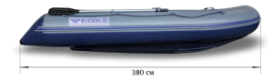Лодка ПВХ Флагман-380 с НДНД