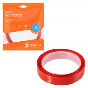 Скотч двусторонний 20мм*3м (прозрачный) "AIRLINE"