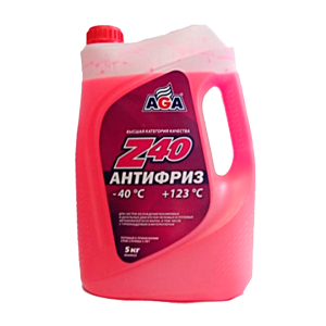 Антифриз AGA-Z40 (002Z) красный 5кг.
