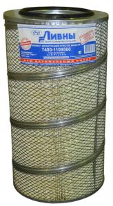Фильтр воздушный КАМАЗ Евро-2 "LUXE" LX-117-B/В (с доп. элем. безопасности)