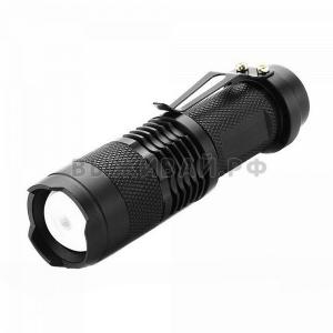 Фонарь 262 х 55мм, антискользящая гравировка,CREEТ6 LED, 600лм, 300м,3ч, 6АА Stern