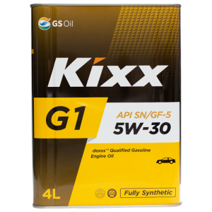 Масло моторное GS-OIL KIXX G1 5W30 API SP-RC синтетика 4л