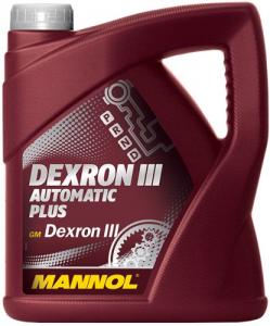 Масло трансмиссионное MANNOL AUTOMATIC ATF Dexron III АКПП 4л