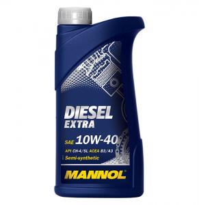 Масло моторное MANNOL DIESEL EXTRA 10W40 CH-4/SL полусинт.1л.