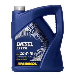 Масло моторное MANNOL DIESEL EXTRA 10W40 CH-4/SL полусинт.5л.