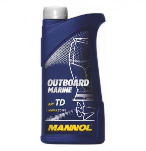 Масло моторное MANNOL MOTO 2-TAKT OUTBOARD полусинт. TC-W3 1л. (для лодочных подвесных моторов)