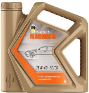 Масло моторное Rosneft Maximum SAE 15W40 API SG/CD 4л.