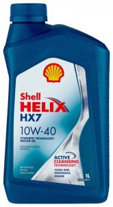 Масло моторное Shell Helix HX7 полусинтетика 10W40 API SN/CF 1л