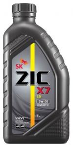 Масло моторное ZIC X7 LS 5W30 SN/CF синтетика 1л.