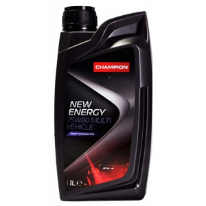 Масло трансмиссионное CHAMPION NEW Energy Multi Vehicle Premium 75W80 API GL4+ 1л