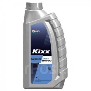 Масло трансмиссионное GS-OIL KIXX Geartec 80W90 GL-5 п/синтетика 1л