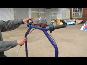 Ручка газа в сборе "Бурлак"