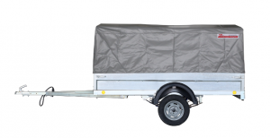 Прицеп автомобильный 821305 "Крепыш 2,5" (2500х1260) тент 0,75 оцинкованный