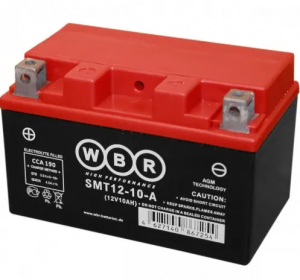 Аккумулятор WBR мото SMT12-10-A 12В 10 Aч (150*88*93)
