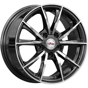 Диск колесный литой iFree Сион R15 6,5/5*100 ET38 d57,1 Блэк Джек (КС1055)
