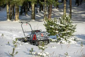 Мотобуксировщик БТС "ХИТ" LIFAN 500/15 БЕЗ эл/зап (3А/60Вт) 1450мм Катковая подвеска фото 3