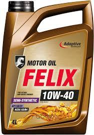 Масло моторное "FELIX" 10W40 A3/B4 API SN/CF 4л
