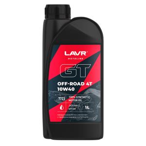 Масло моторное "LAVR MOTOLINE" 10W40 GT OFF ROAD 4T API SM 1л