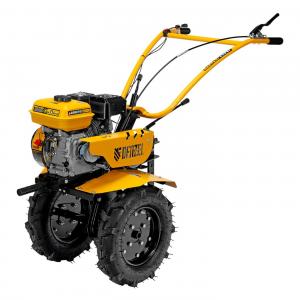 Мотоблок DPT-270S, 7 л.с., ремен.сцеп, шир 85 см, глуб 35 см, фрез 3х4, ШОМ, передачи 2В/1Н DENZEL фото 1