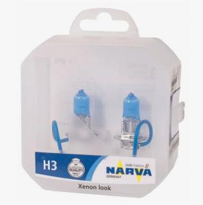 Лампа NARVA H3 12V 55W (PK22s) (белый свет) RPW (к-т, 2шт.)