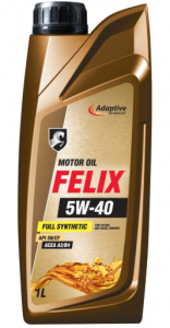 Масло моторное "FELIX" 5W40 A3/B4 API SN/CF 1л