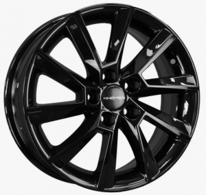 Диск колесный литой Khomen Wheels R-15 6,0/5*100 ЕТ38 d57,1 Rapid/Fabia Блэк (KHW1507)
