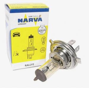 Лампа NARVA H4 12V 100/90W (P43t) Rally - тип