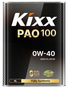 Масло моторное GS-OIL KIXX PAO1 0W40 API SN синтетика 4л