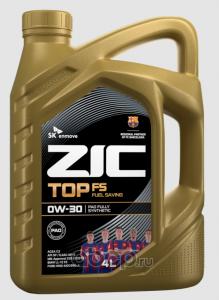 Масло моторное ZIC TOP FS 0W30 SP синтетика 4л