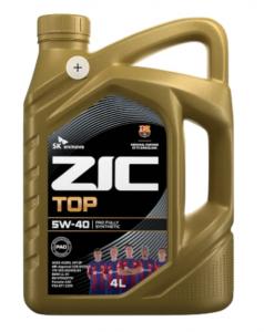 Масло моторное ZIC TOP 5W40 SP 4л