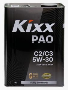 Масло моторное GS-OIL KIXX PAO 5W30 C2/C3 синтетика 4л