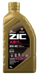 Масло моторное ZIC X9 LS DIESEL 5W40 SM/CF синтетика 1л.