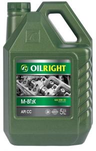 Масло моторное OIL RIGHT М8Г2К дизельное (зимнее) 5л.