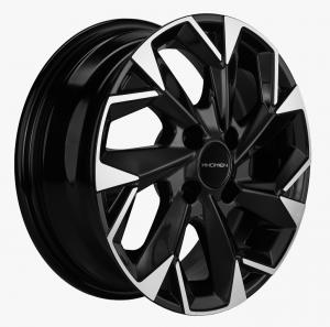 Диск колесный литой Khomen Wheels R-14 5,5/4*98 ЕТ35 d58,5 Блэк (KHW1402)