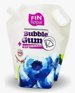 Омыватель стекол "Fin tippa" лето 3л Bubble Gum черника (ДойПак)
