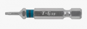 Бита TORX 6х50, сталь S2, 1шт GROSS